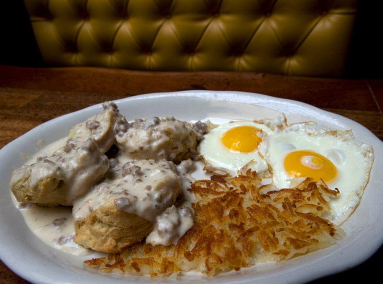 Biscuits and gravy, hash browns and fried eggs. Once a southern classic, biscuits and gravy have gone nationwide.