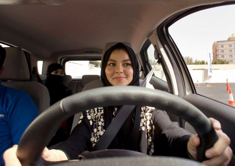 Saudi women were granted the right to drive in 2018.