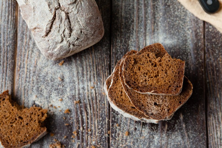 Nordic diets include a lot of hearty (and healthy) rye bread, like this loaf. 