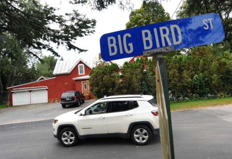 Big Bird Street in Skowhegan in seen on Thursday. 