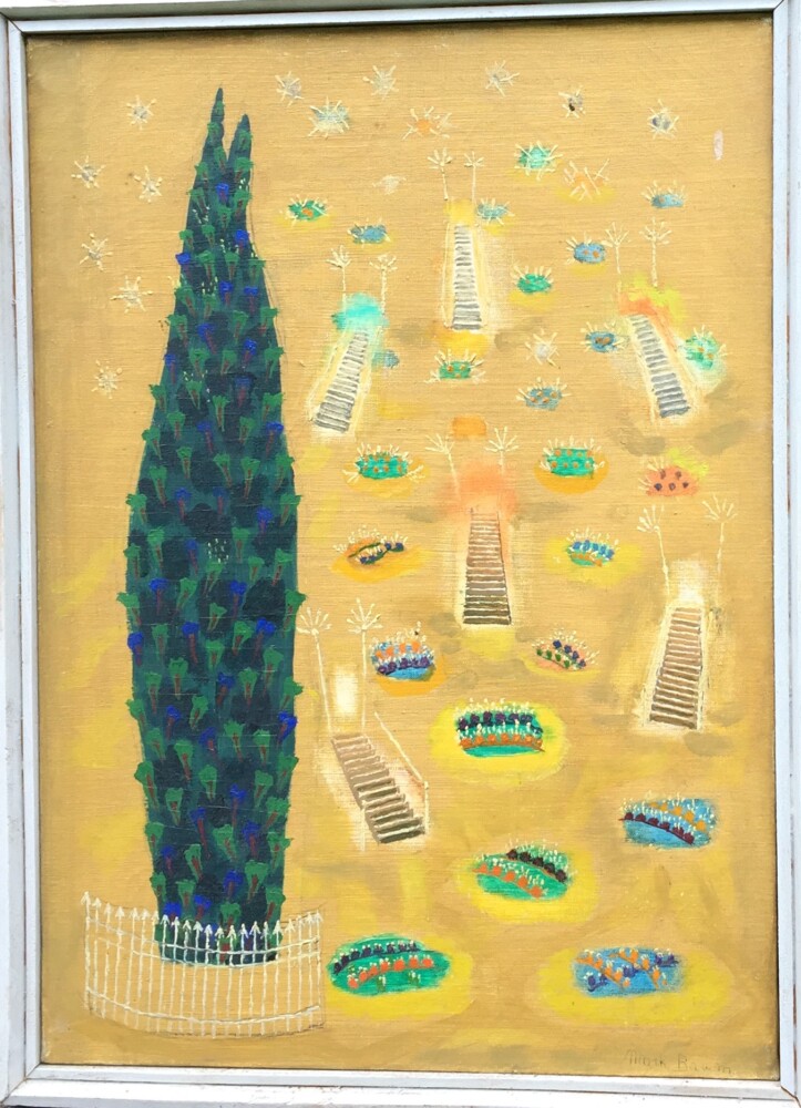 "Garden of the Guarded Tree" by Mark Baum, 1955.