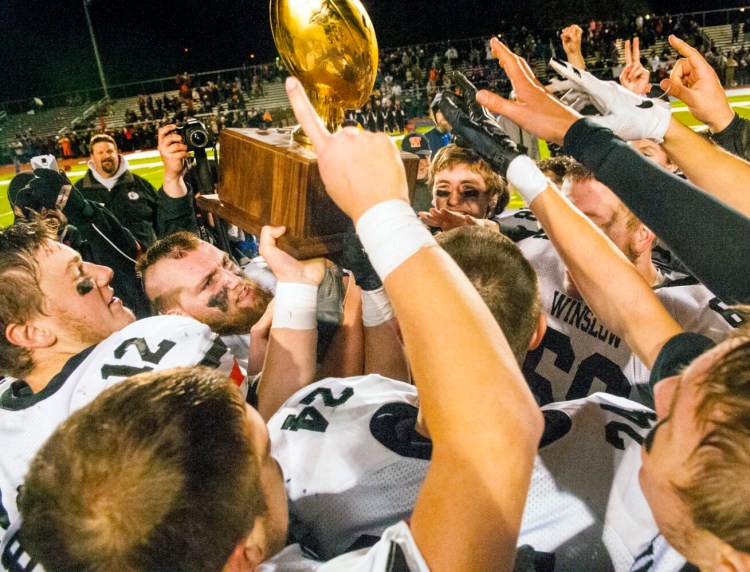 The Winslow football team enjoyed several standout seasons this decade, including the 2014 and 2015 campaigns that ended with Gold Balls. 