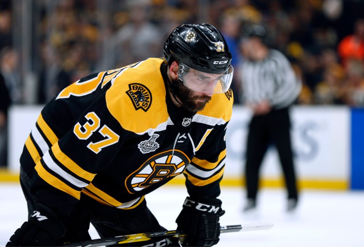 Patrice Bergeron is unsure of his status as the Bruins prepare to report to camp. Bergeron had a platelet-rich plasma inject from a groin injury.