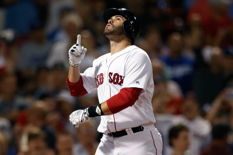 J.D. Martinez can opt out of his contract with the Red Sox after this season, but his option are limited, meaning he is likely to stay put.