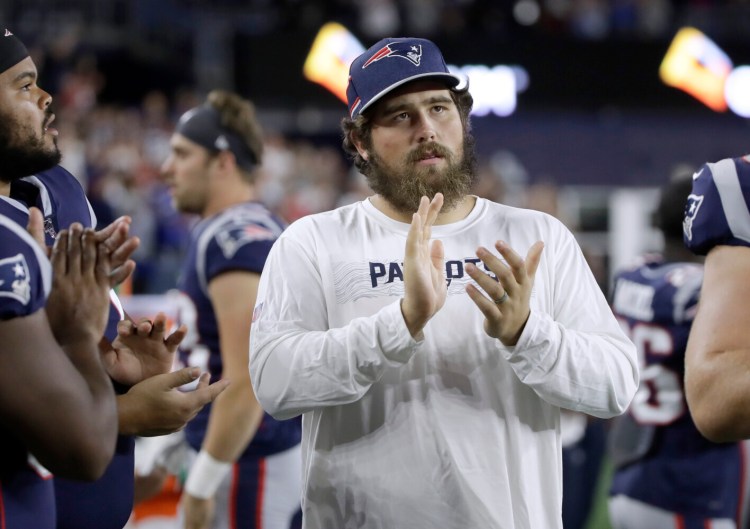 David Andrews, who will miss this season while dealing with blood clots in his lungs, is a big loss for the Patriots. The center plays a key role in New England's offense and has great chemistry with Tom Brady.