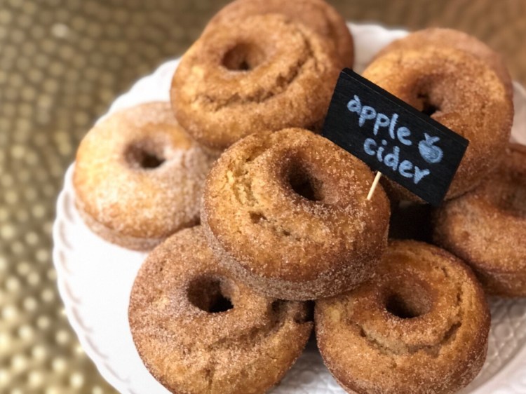 Come fall, the vegan apple cider doughnuts are one of the most popular flavors at Lovebirds Donuts in Kittery. 