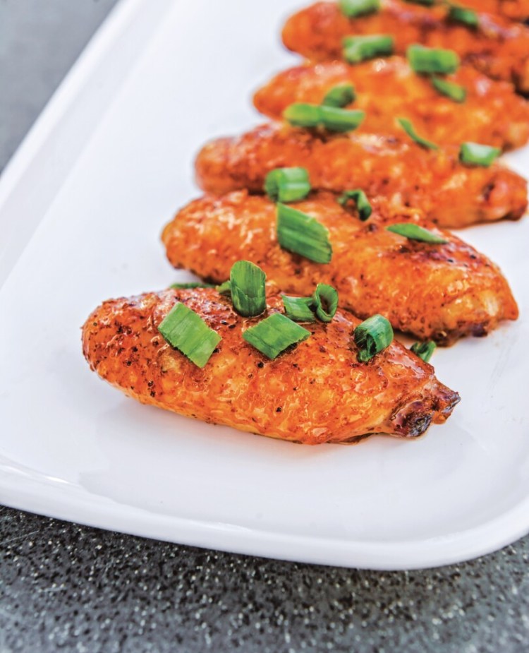 Orange-Honey-Sriracha-Wings from "Operation BBQ" have just the right balance of sweet and heat, at least for a snack.
