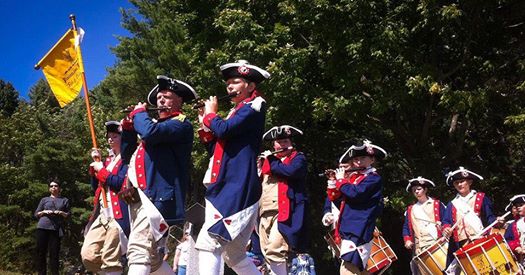 The Piscataqua Rangers Jr. Fife & Drum Corps of Portsmouth, New Hampshire.