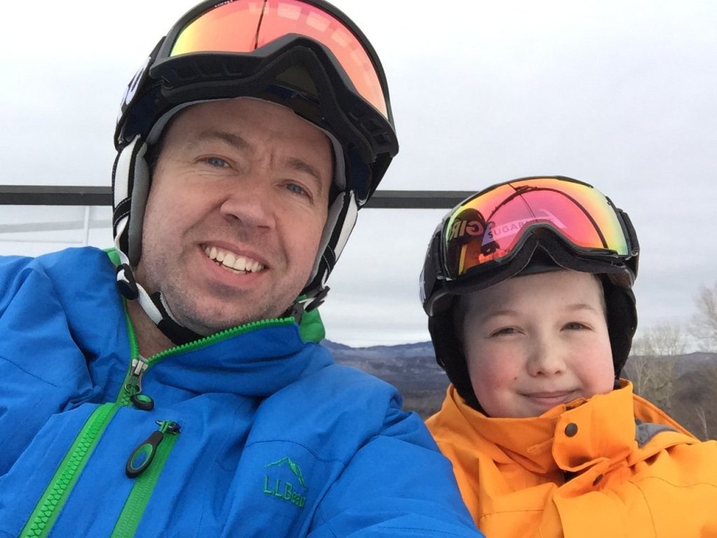 Seth and Ethan Helie on a snowboarding trip before Seth was diagnosed with brain cancer. "The toughest thing that I have ever had to do was to call Ethan that afternoon to give him this news," Amy Helie said. "I remember just sitting there on the phone in silence while he cried."