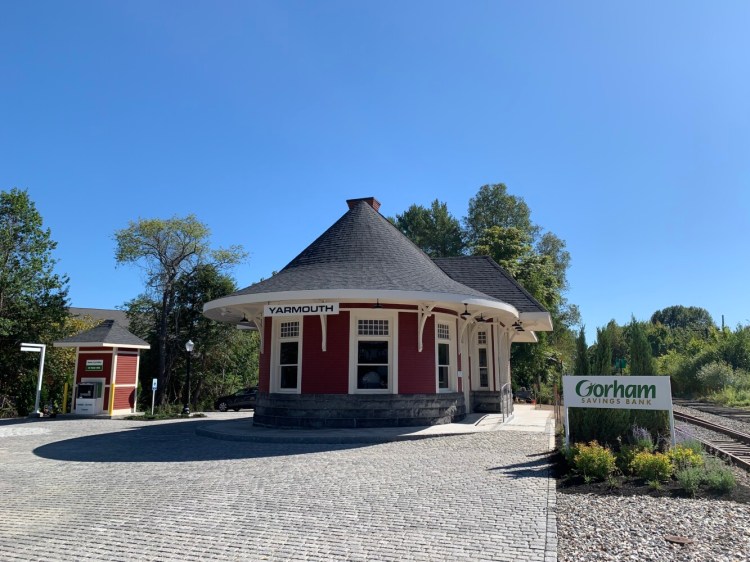 Gorham Savings Bank has opened a new branch in the historic Grand Trunk Railroad Depot on Main Street in Yarmouth after a year-long restoration project.