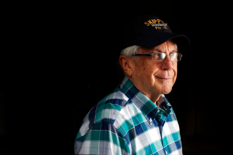 Lester Evans served in the Navy aboard the aircraft carrier Kitty Hawk and later as a PT Boat skipper in San Diego. He does a variety of volunteer work. 