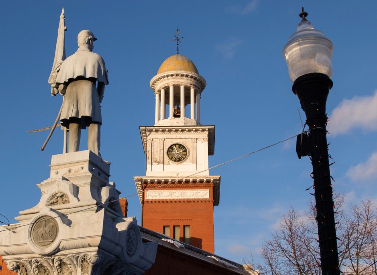 Repairs to Biddeford City Hall are one item that would be funded by a proposed bond.