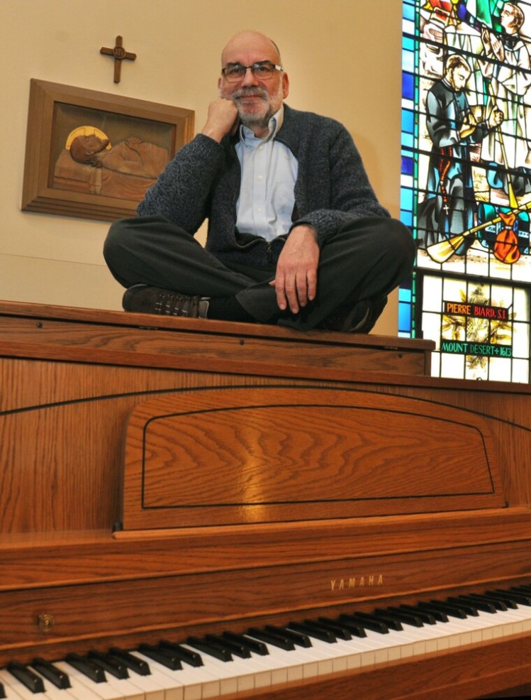 Pianist and organist Jeff Quinn has served the Notre Dame de Lourdes Catholic Church in Skowhegan for 50 years. On Tuesday he said, "I cannot imagine not doing something expressive or creative."