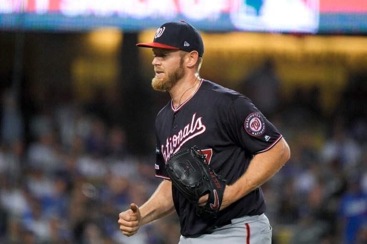 Stephen Strasburg will start Game 5 of the NLDS when the Washington Nationals face the Los Angeles Dodgers on Wednesday night. 