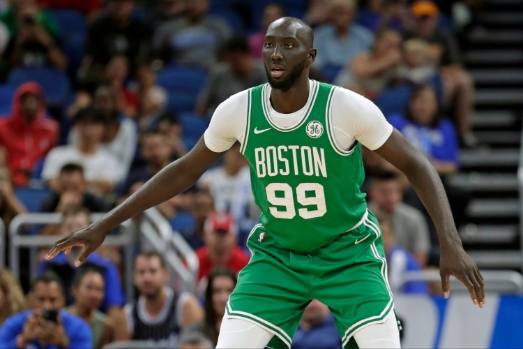 Boston Celtics and Maine Red Claws rookie center Tacko Fall will don a tuxedo and serve as a guest conductor for the Boston Pops on Monday.
