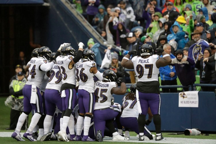 The Baltimore Ravens return from their bye week to prepare for a Sunday night matchup with the unbeaten New England Patriots.