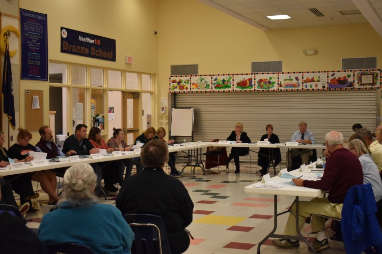 The School Administrative District 54 board meets Thursday. They discussed the process for choosing  a new mascot.
