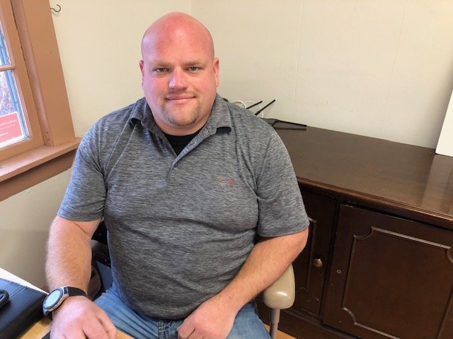 Jason Gayne is shown in 2019 when he was the executive director of Hospice Volunteers of Somerset County. He would go on to become the director of the Skowhegan Regional Chamber of Commerce. He left both positions early this year. He was arrested Friday and is accused of illegally taking money from both organizations. He has pleaded not guilty to the charges.