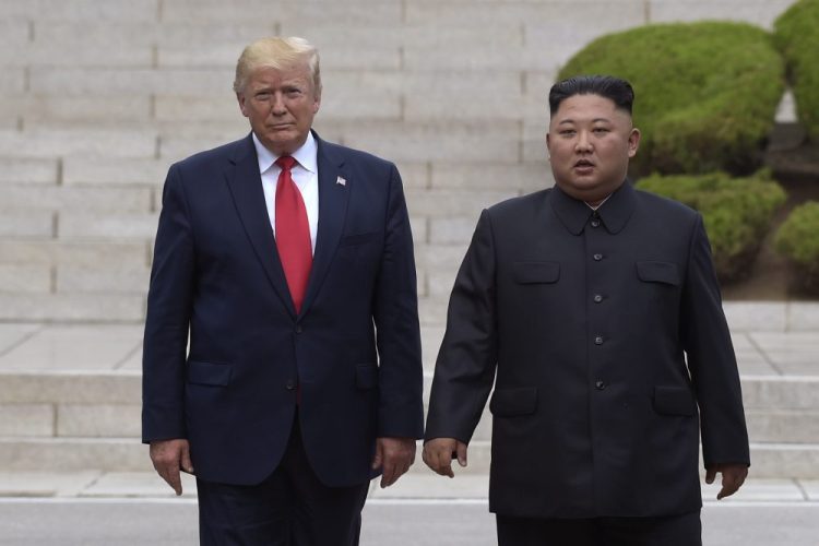 President Trump with North Korean leader Kim Jong Un. Because the U.S. does not have official diplomatic relations with North Korea, Sweden has often acted as a bridge between Washington and Pyongyang.