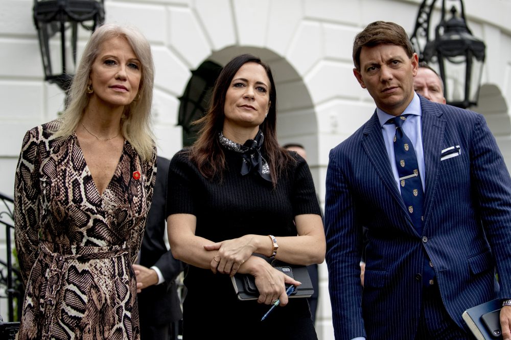 Kellyanne Conway, Stephanie Grisham, Hogan Gidley