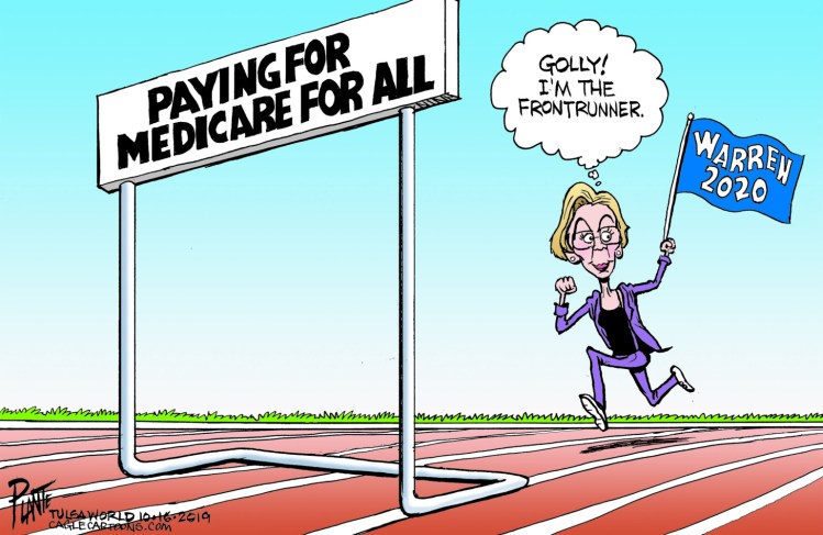 Elizabeth Warren's hurdle, 2020 Democratic Presidential Primary, DNC, Medicare for all, 2020 Campaign