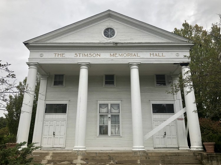 Stimson Memorial Hall has been vacant for a decade. 