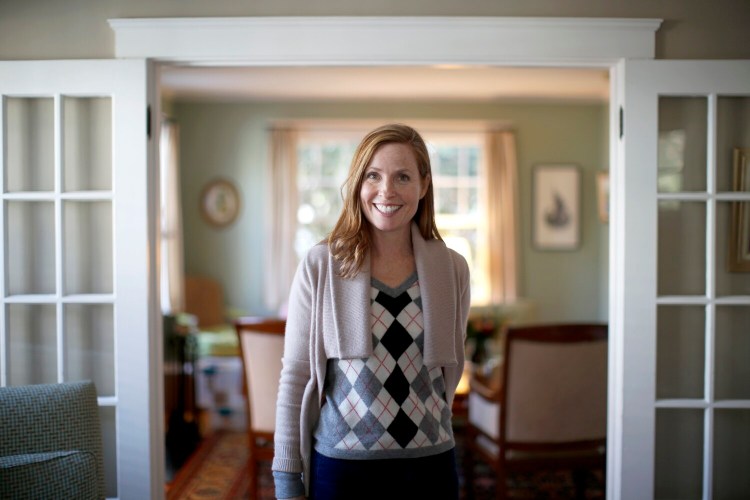 Portland Mayor-elect Kate Snyder poses for a portrait in her home.