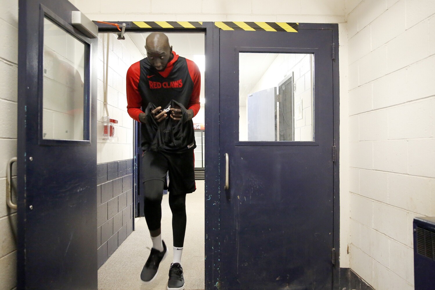 Tacko Fall once again steals the show, this time in Maine