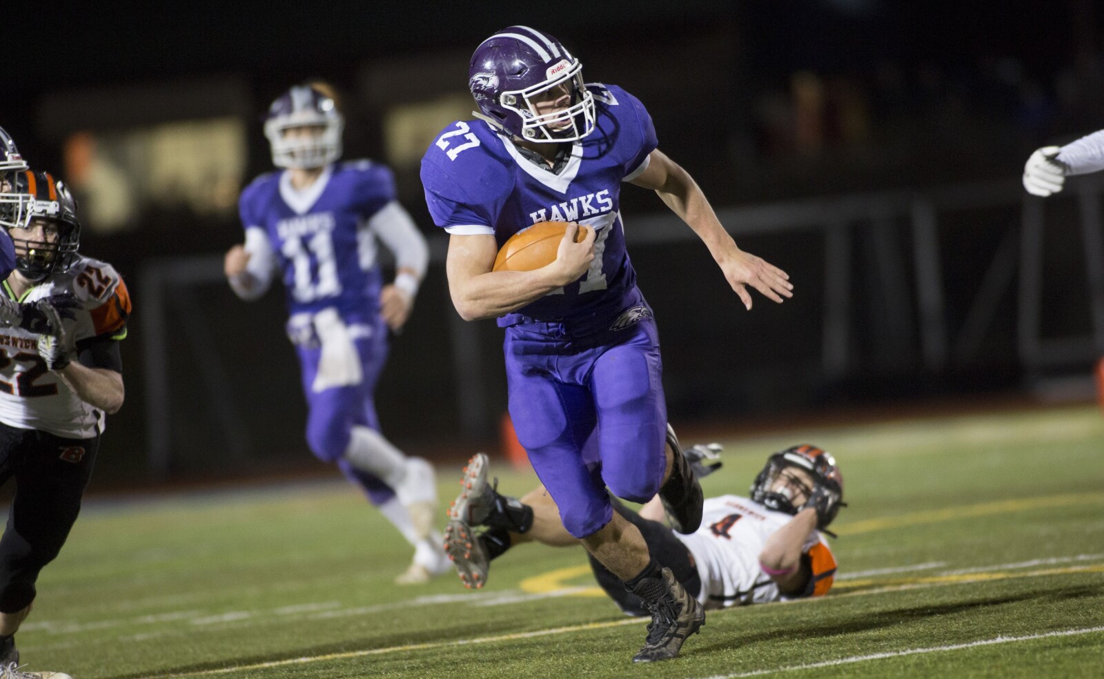 Football: Marshwood Beats Brunswick 48-28 For Class B Crown