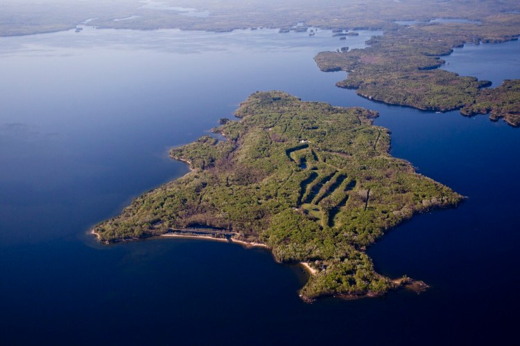 Frye Island sits in Sebago Lake. The seasonal community became an independent town in 1997. 