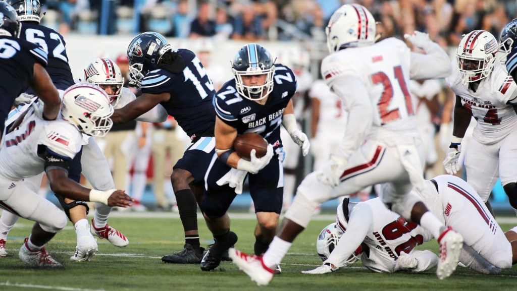 Former Cheverus star Joe Fitzpatrick leads UMaine with 510 rushing yards and seven touchdowns.