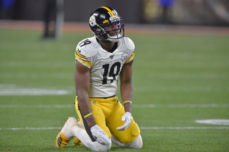Pittsburgh Steelers wide receiver JuJu Smith-Schuster is injured and will not play Sunday against Cincinnati.