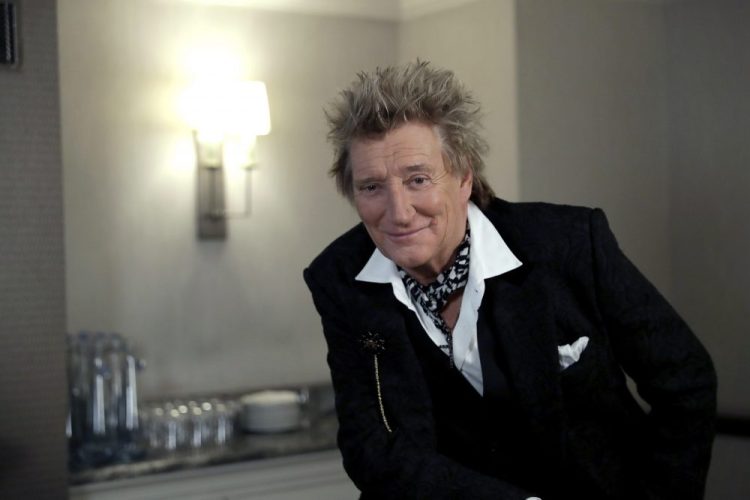 British singer Rod Stewart poses for the media after an interview with The Associated Press at a hotel in London on Nov. 14. Stewart, known for decades as a consummate crooner, rocker, fashion plate and tongue-in-cheek sex symbol, is adding a new element to his image: serious model railroad builder. 