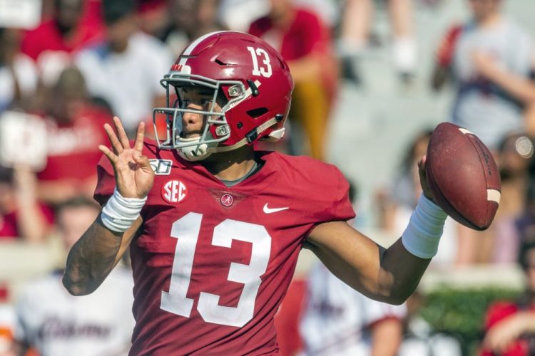Alabama quarterback Tua Tagovailoa injured his hip Nov. 15. Two days later, he had season-ending surgery. He is almost ready to perform for scouts ahead of the NFL draft.
