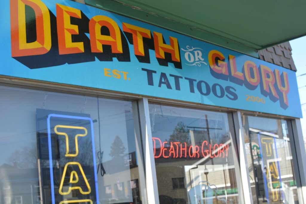 City's sole tattoo parlor in the (p)ink