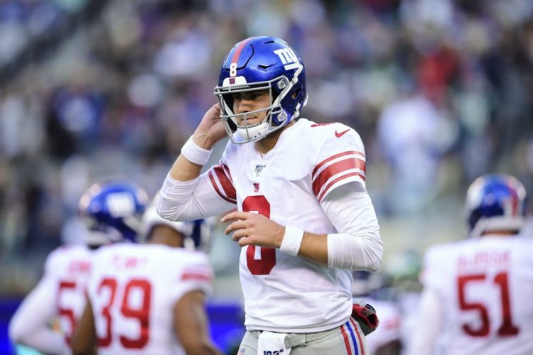 :Daniel Jones and the New York Giants head into their bye week with a 2-8 record and little hope of making the playoffs. The Giants are ahead of only Washington, which has just one win, in the the NFC.