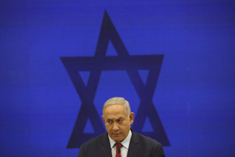 Israeli Prime Minister Benjamin Netanyahu, speaks during a press conference Sept. 10 in Tel Aviv, Israel.