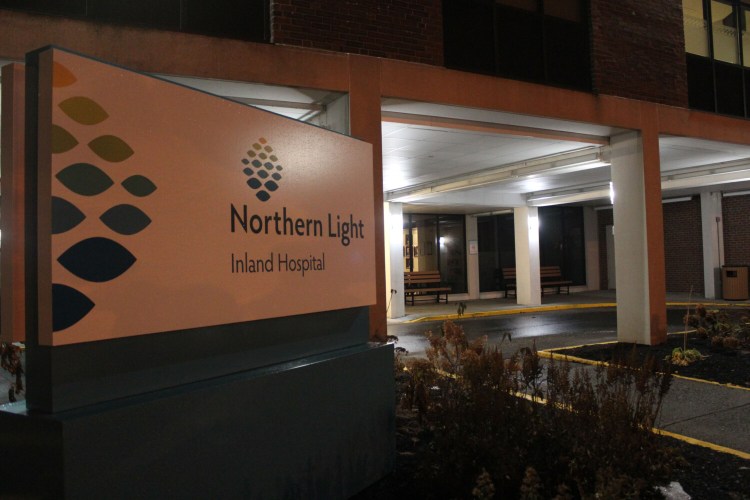 The entrance to Northern Light Inland Hospital on Kennedy Memorial Drive in Waterville.

