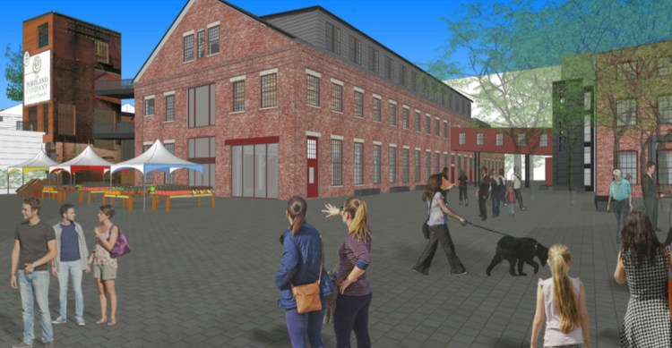 Portland Foreside Development Co.'s site plans include a market hall that would showcase chefs and culinary-focused entrepreneurs. 