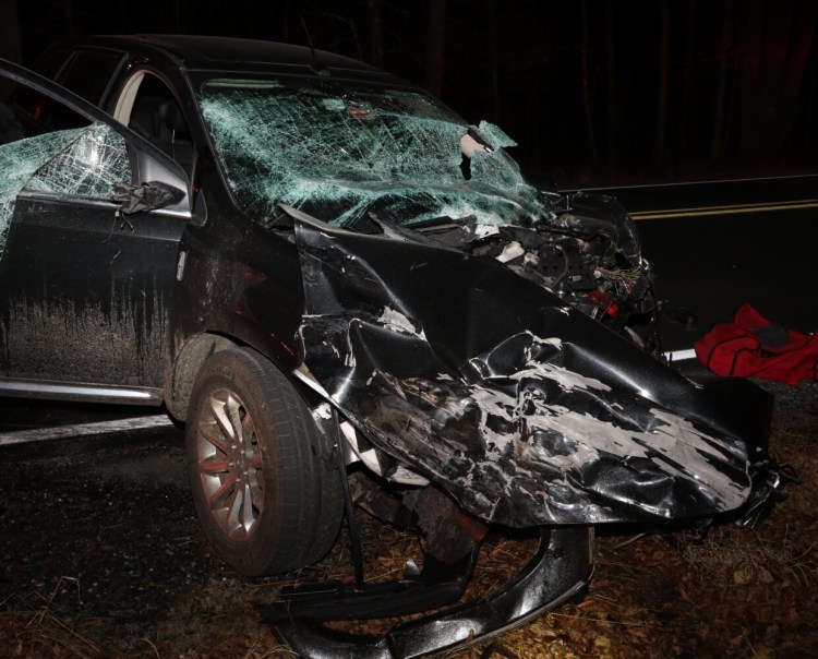 A Litchfield couple were killed Saturday night in a head-on collision on Hallowell Road.