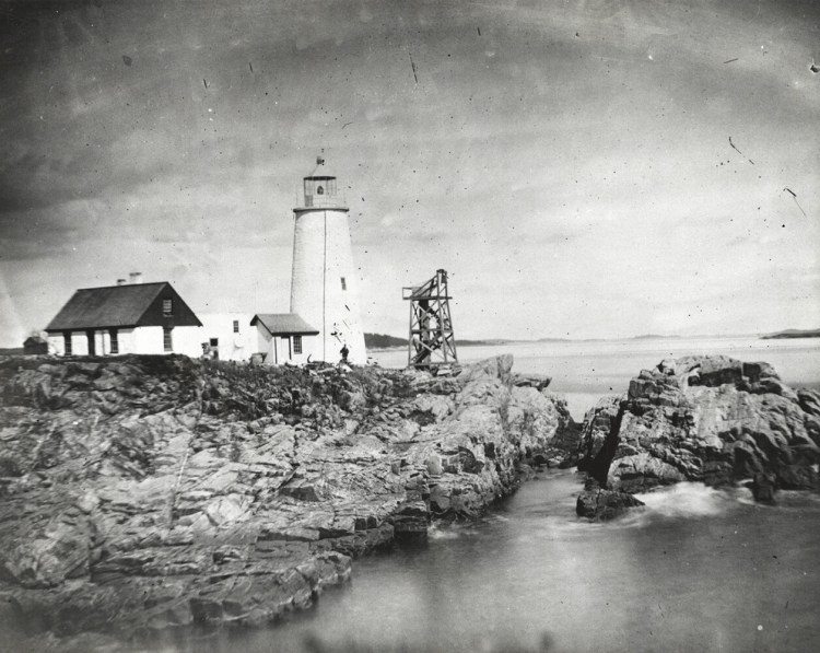 Portland Head Light photographed in 1859 
