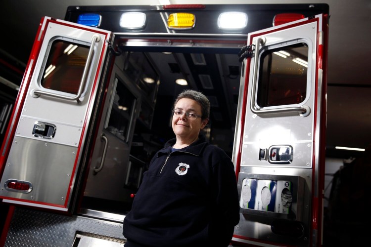 Paramedic Sonja Nielsen loves her job as a paramedic but works four other jobs to make ends meet. She is at Limerick Fire and Rescue, one of the stations where she works.