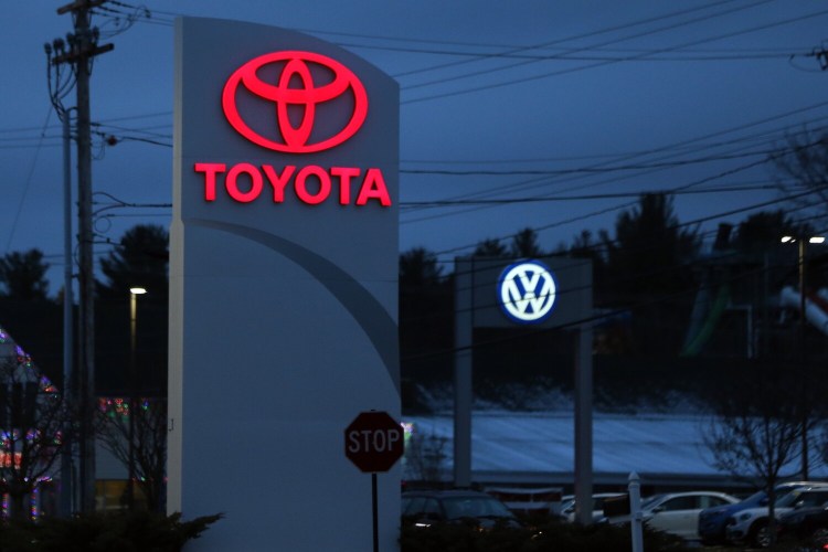 Toyota and Volkswagen are threatening to revoke their respective franchise agreements with two Prime Motor Group dealerships in Saco because of alleged breaches of contract stemming from the ouster of former Prime Motor CEO David Rosenberg.