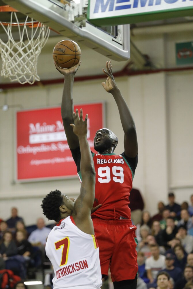 Boston Celtics rookie Tacko Fall back with Maine Red Claws as Celtics look  to extend his availability 