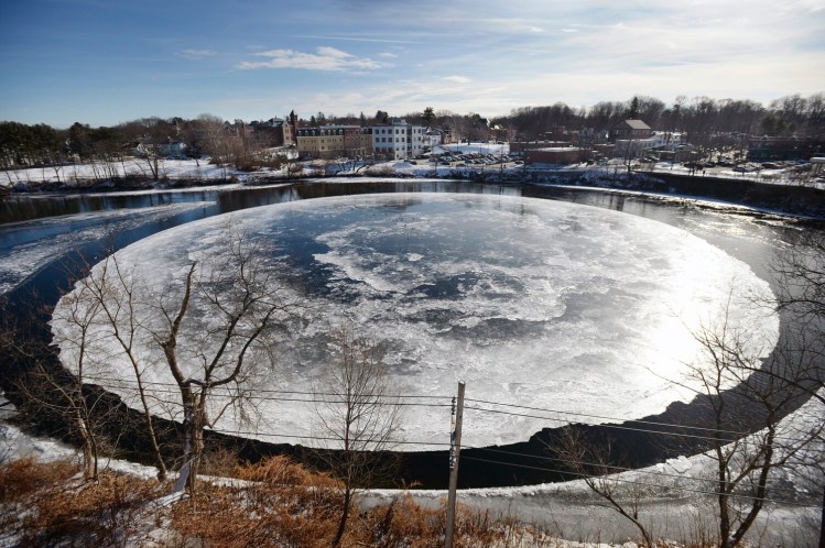 The ice disk on the Presumpscot River in Westbrook captured the attention of people well beyond Maine last winter. Will there be a sequel?