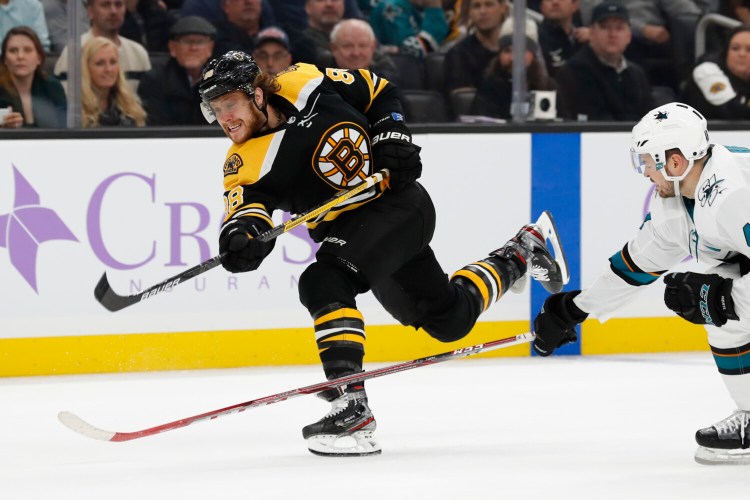 David Pastrnak made an impression at the All-Star game last season and is one of the league's best goal scorers this season. 