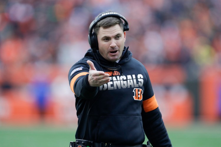 Zac Taylor was the quarterbacks coach for the Rams when they lost to the Patriots in the Super Bowl last season. He will face New England again as the head coach of the 1-12 Cincinnati Bengals.