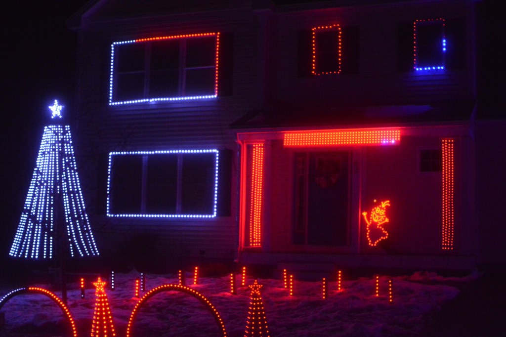 Musical holiday light show benefits animals