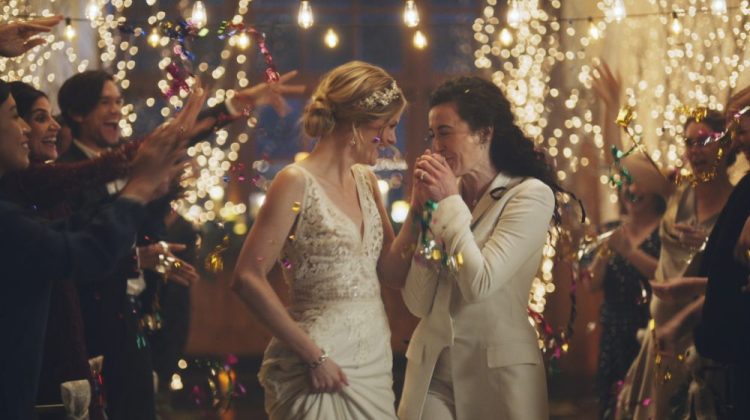 Under pressure from a conservative advocacy group, The Hallmark Channel has pulled the ads for wedding-planning website Zola that featured same-sex couples, including two brides kissing. The family-friendly network, which is in the midst of its heavily watched holiday programming, removed the ads because the controversy was a distraction, a spokesperson said in an interview on Saturday. 