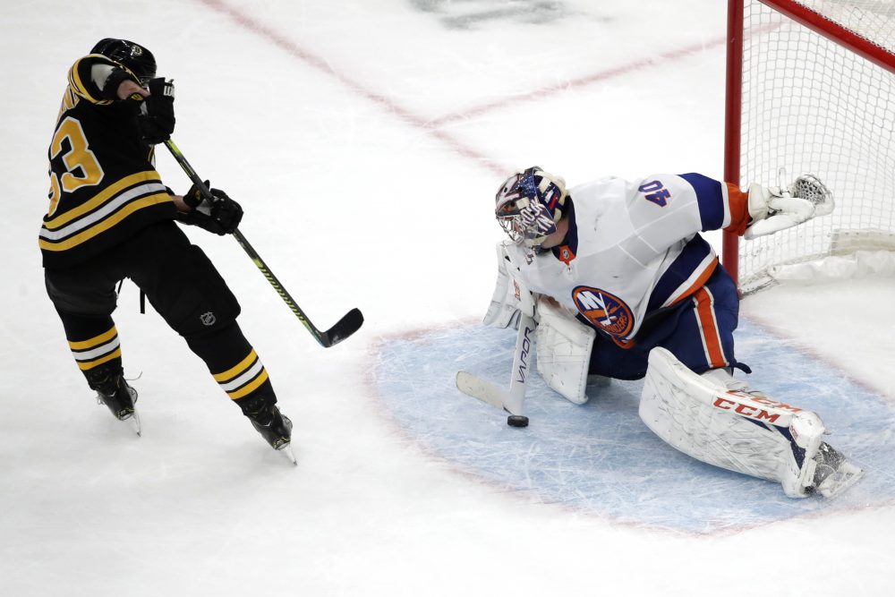 Semyon Varlamov, Brad Marchand